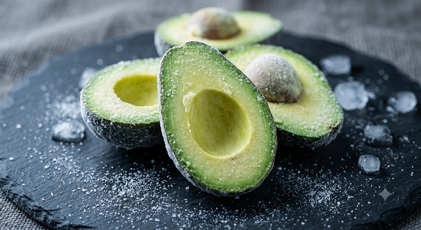 Frozen avocado halves from the CeeVees product range